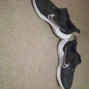 Nike Dark Gray and White Athletic Shoes